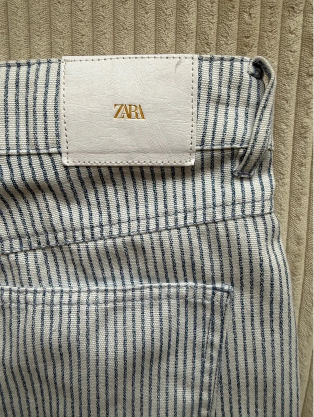 Zara Women’s Pinstripe Straight Pants